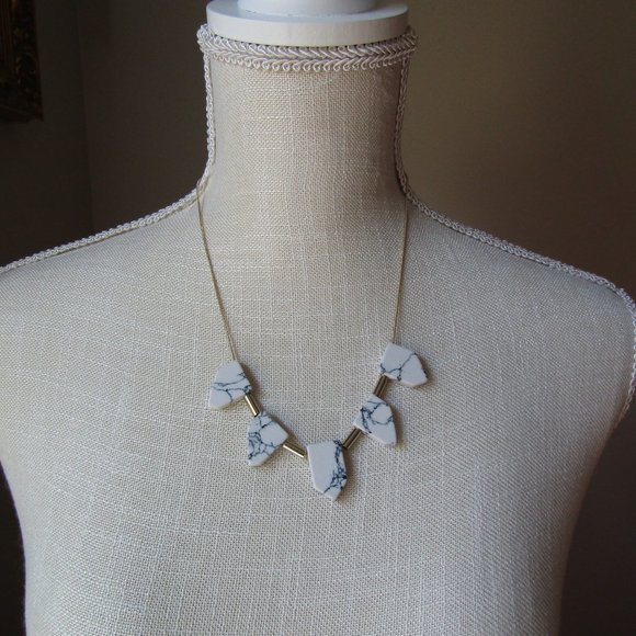 Adia Kibur Marble Tooth Necklace - Picture 3 of 10